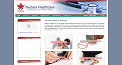 Desktop Screenshot of medisolhealthcare.com